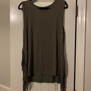 American Eagle AEO Soft & Sexy Fringe Tank